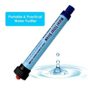 Camping Water Filter Straw Water Purifier Filtration System Bottom Thread Ultrafiltration Film Outdoor Emergency Survival Tools