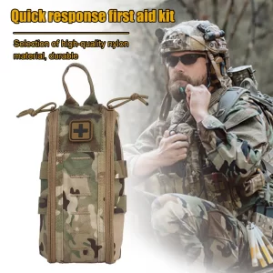 Nylon Tactical Bag First Aid Kits Medical Molle Pouch Mini Waist Bag Outdoor Camping Emergency Survival Tool Military EDC Pouch