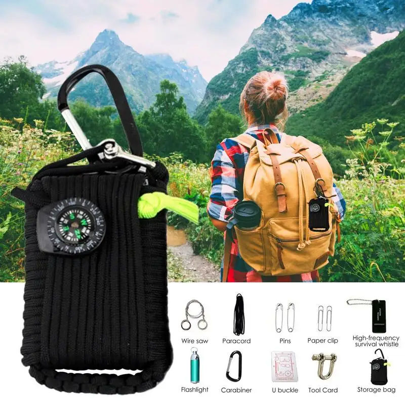 Survival-Kits-Camp-Fishing-Set-Bags-Includes-Line-Saw-Paracord-Pin-Return-Pin-Whistle-Flashlight-Hiking-1