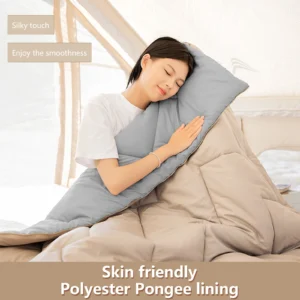 Camping Sleeping Bag Portable Pillow Blanket Quilt