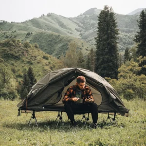 Night Cat Camping Cot Tent - Waterproof 1-Person